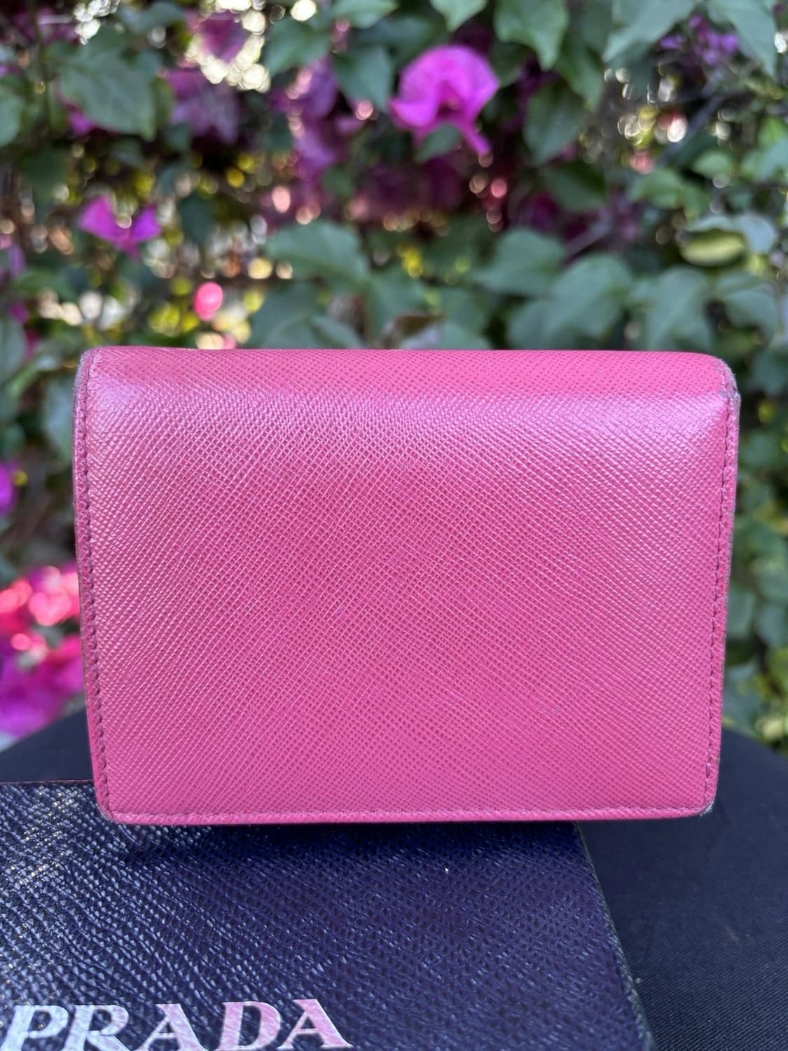프라다 지갑 Saffiano Leather Compact Wallet 상품이미지6