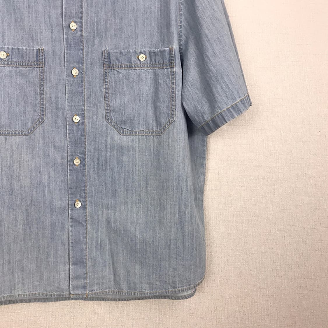 UMER 유메르 반팔 샴브레이 셔츠 여성2 상품이미지3