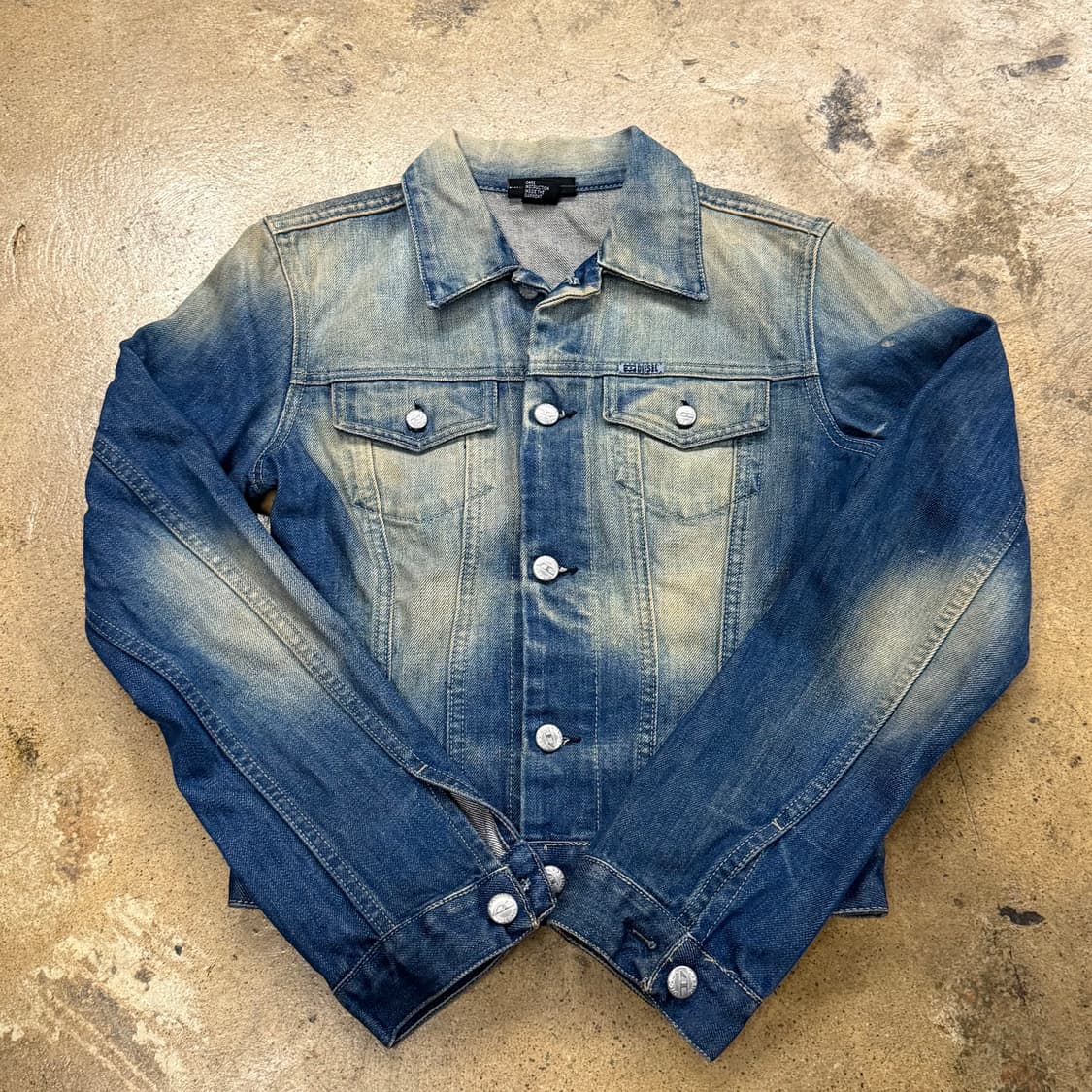디젤 워싱 청 데님 자켓 상품이미지2