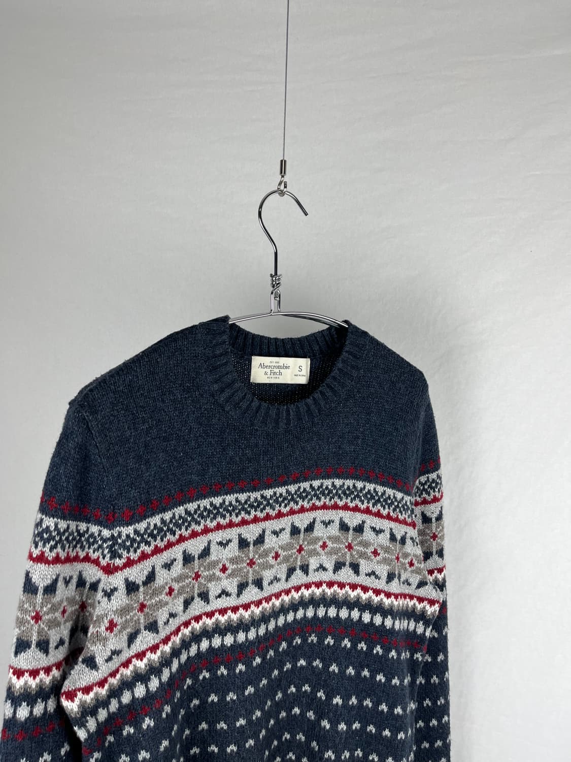 ABERCROMBIE & FITCH 노르딕 패턴 니트 상품이미지2