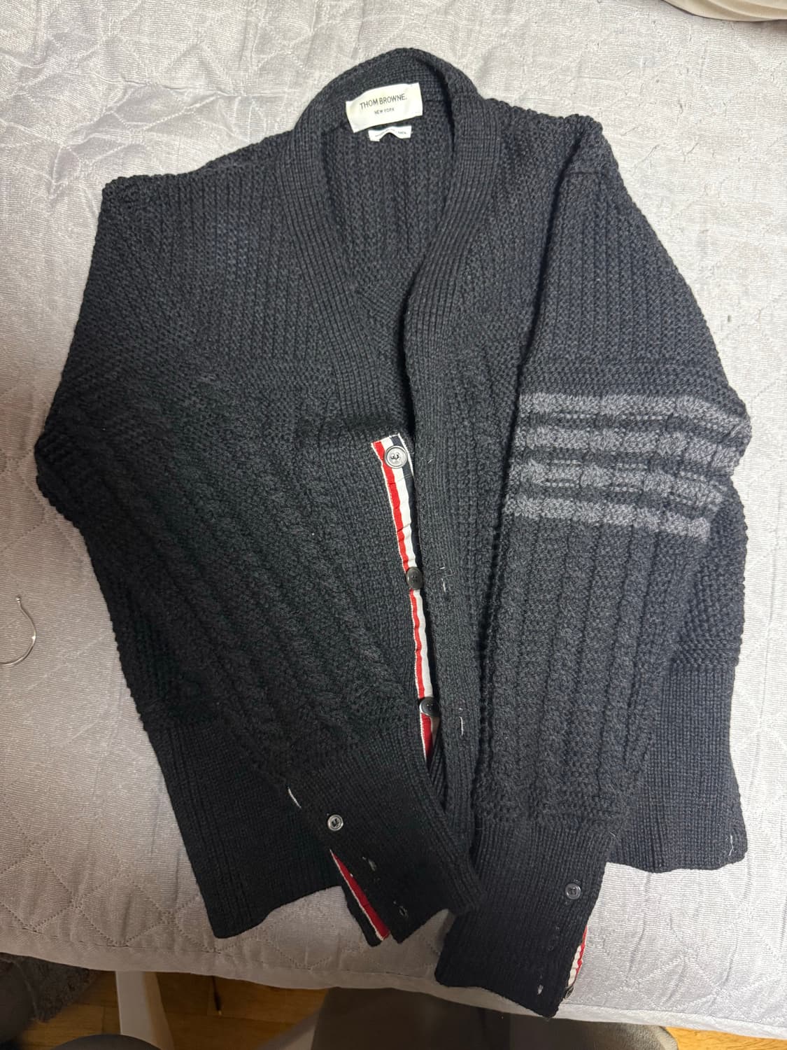 톰브라운 아란케이블 가디건 상품이미지1