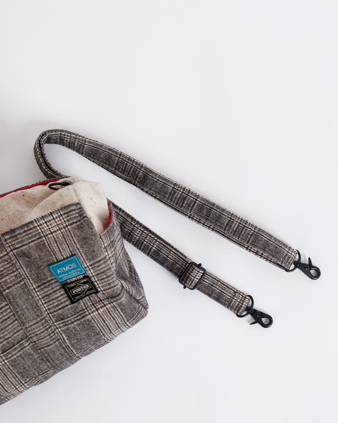 [ATMOS × PORTER] 체크 패턴 2WAY 미니 보스턴 백 상품이미지10