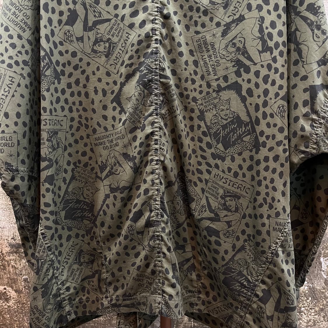 히스테릭 글래머 밀리터리 패턴 셔츠 상품이미지7