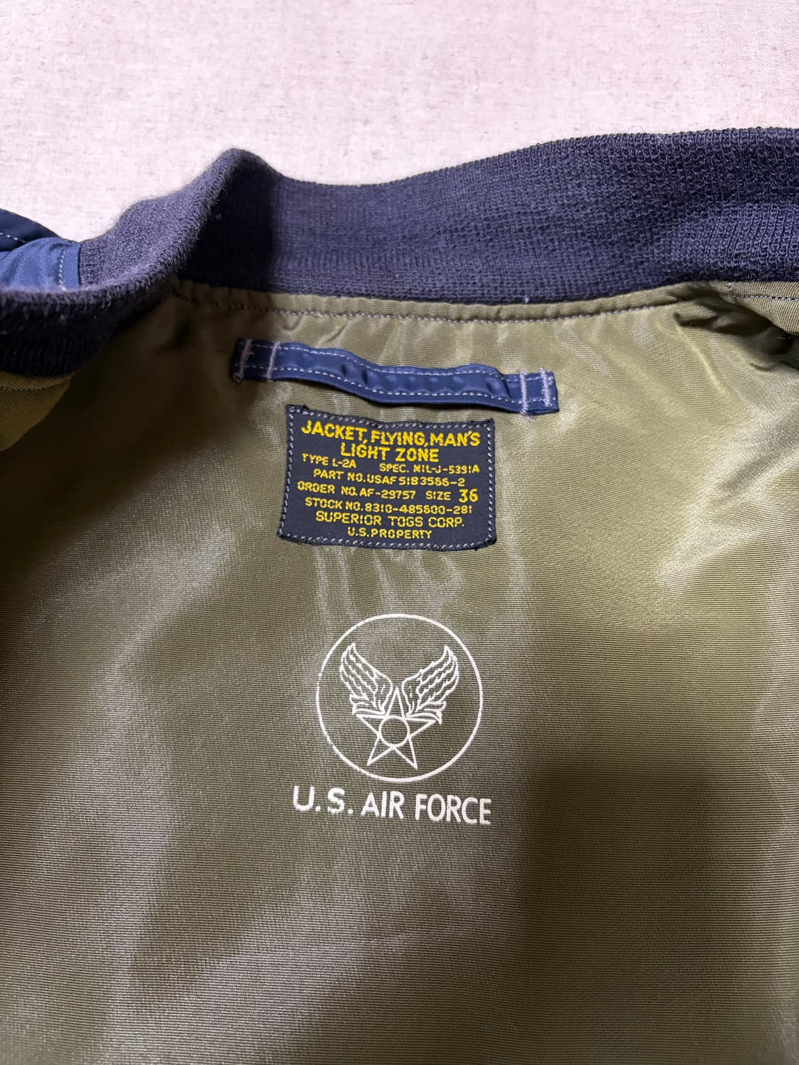 버즈릭슨  l-2a 구형 m품번 사이즈 36  스페셜 에디션 상품이미지2