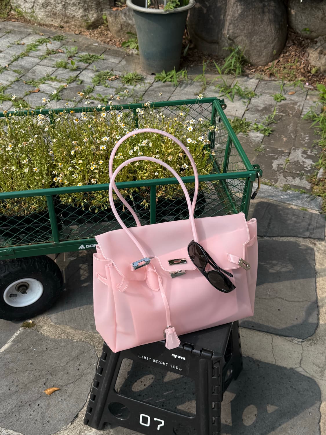 당일출고✨[고퀄리티,tpu소재💖]키키 젤리버킨백  젤리버킨 코랄핑크 상품이미지5