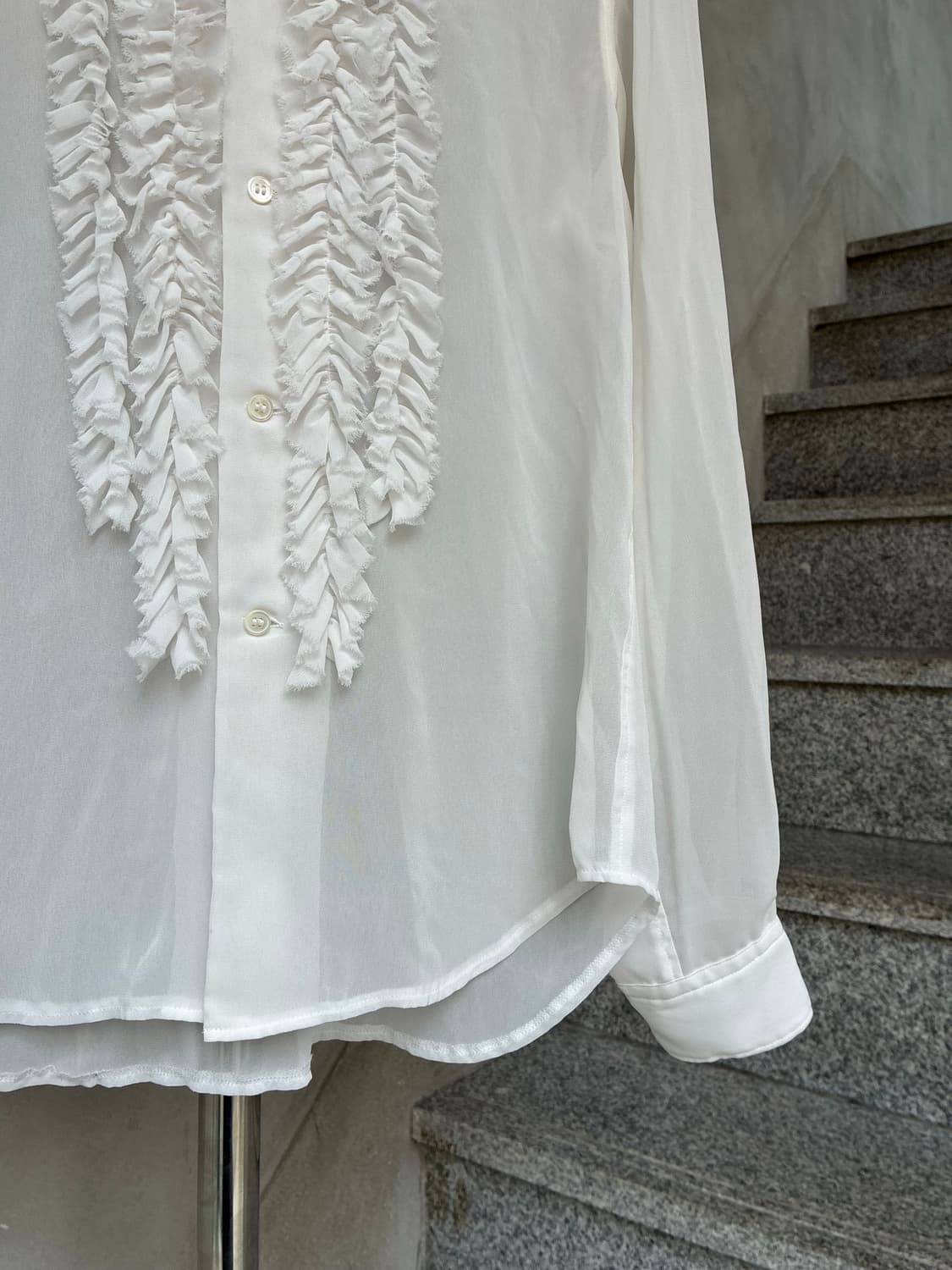 꼼데가르송 프릴 셔츠 상품이미지3