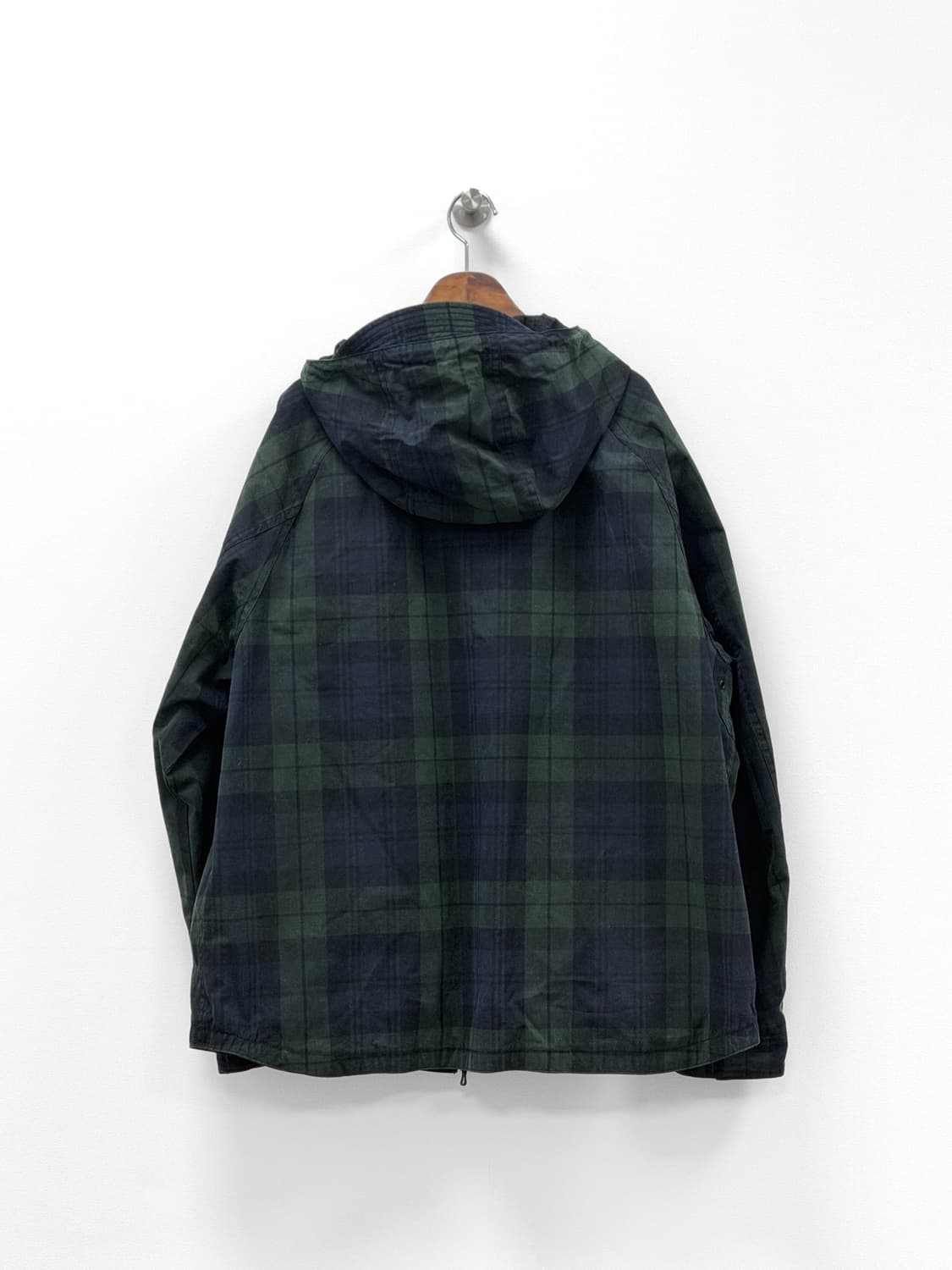 이스트로그 밀레레인 체크 후드 덱 자켓 블랙워치 상품이미지3