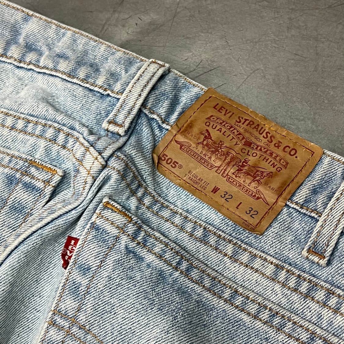  90s USA 리바이스 505 데님 팬츠 y15643 상품이미지5