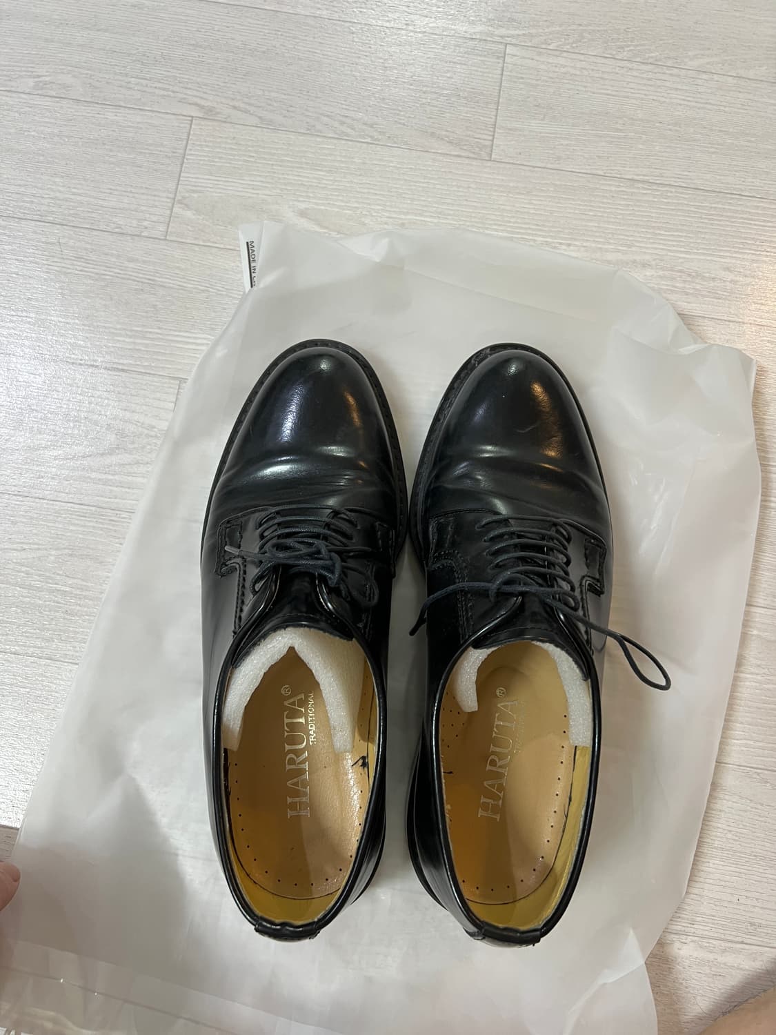 하루타 더비슈즈 711 블랙 250사이즈 상품이미지3