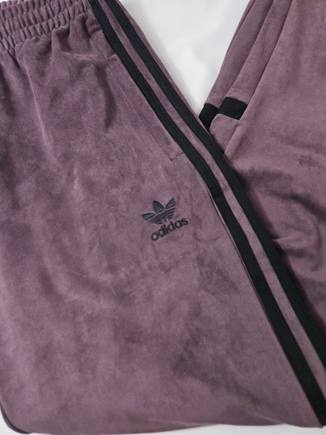아디다스 오리지널 벨벳 퍼플 트랙팬츠 y2k 대장급 M 상품이미지1