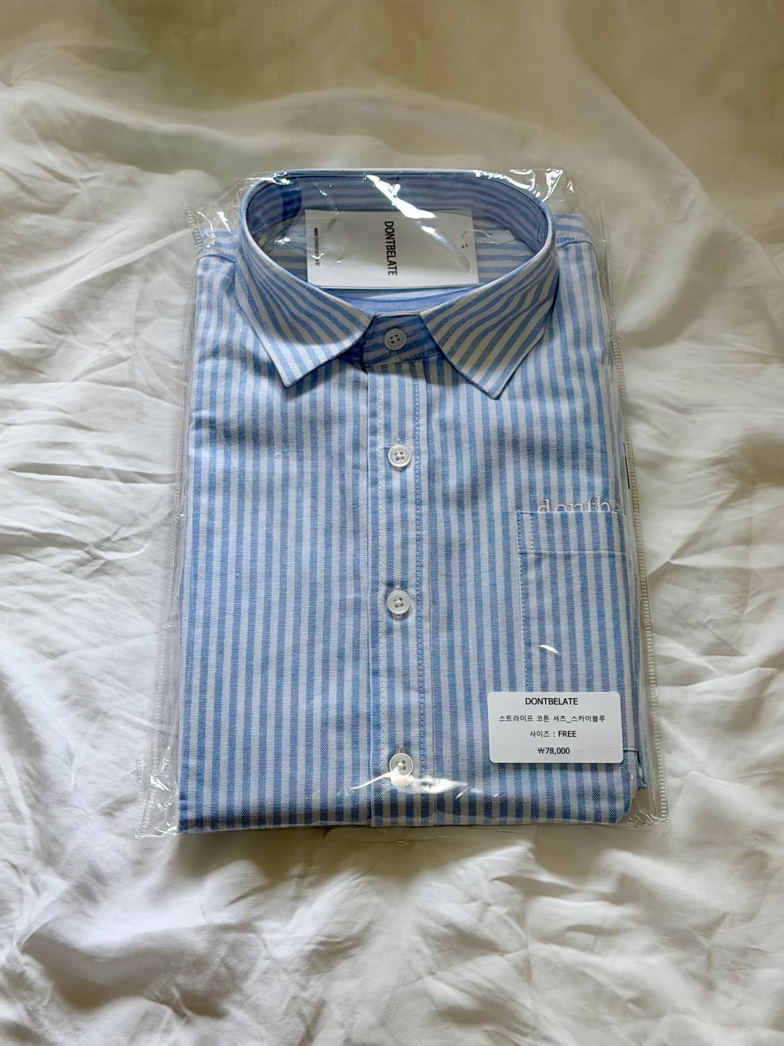[새 상품] 돈비레잇 스트라이프 셔츠 상품이미지3