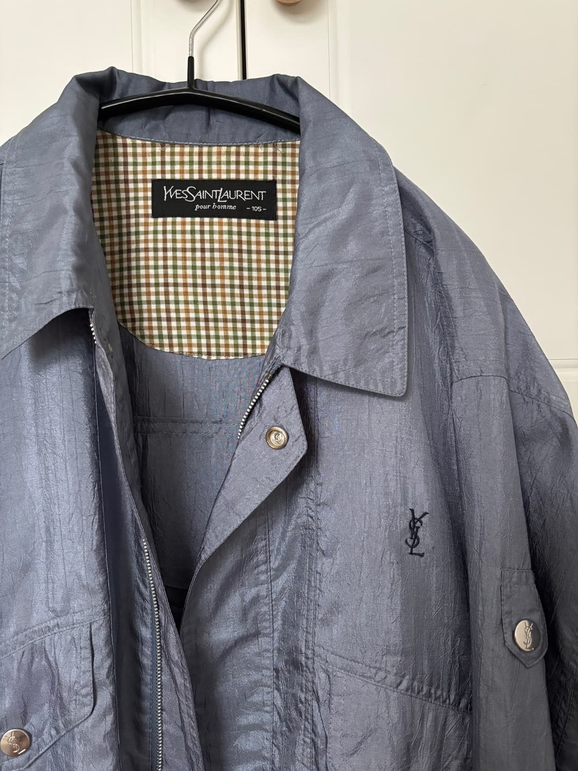 일본구매 입생로랑 빈티지 바람막이 재킷 생로랑 상품이미지2