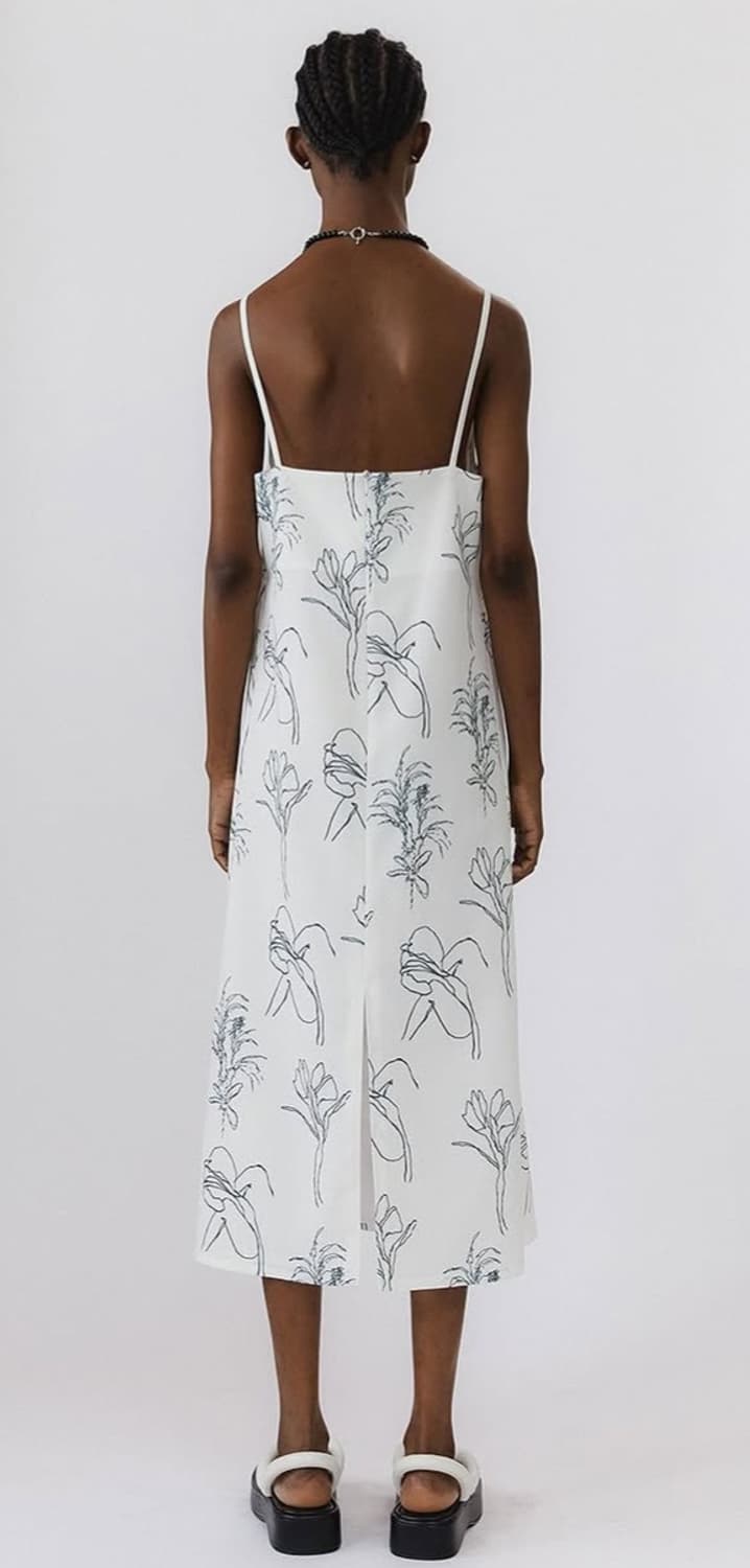 새상품) 에핑글러 슬립원피스 드로잉화이트 M 상품이미지5