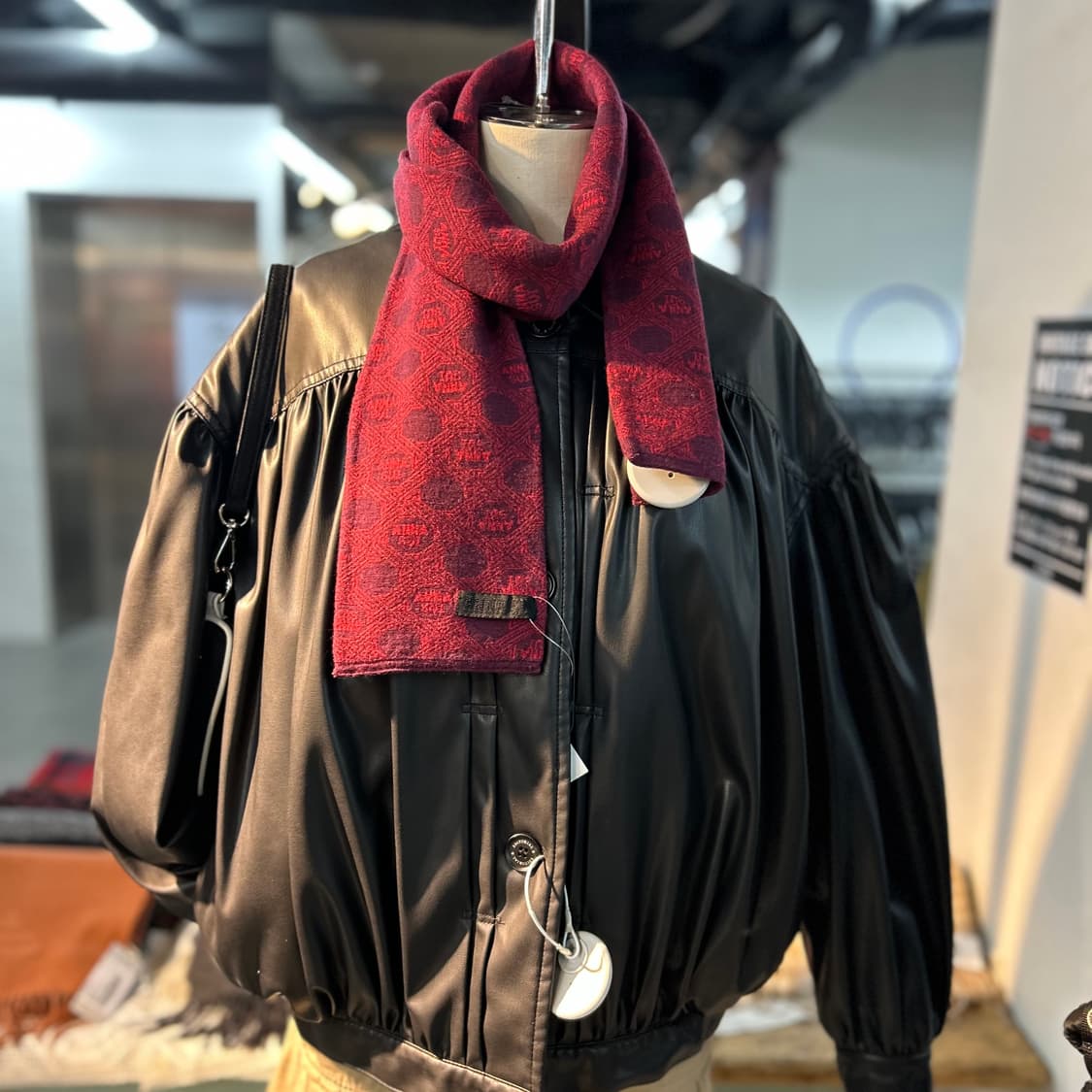 Anna Sui Purple Logo Knit Muffler 상품이미지8