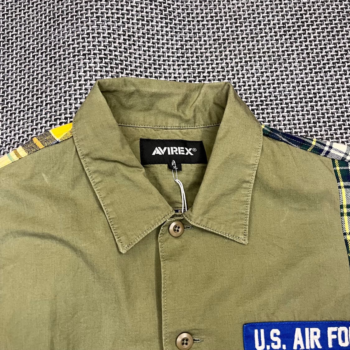 AVIREX JAPAN 면자켓 (XL) 상품이미지5