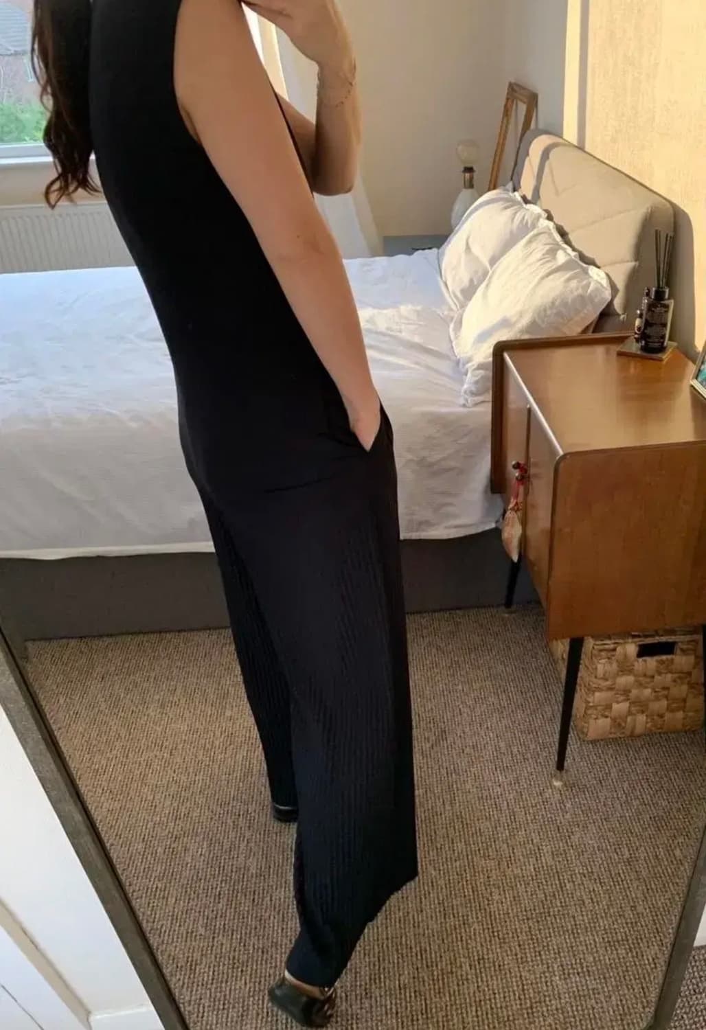 Cos 와이드레그 플리티드 점프수트 S 새상품 상품이미지8