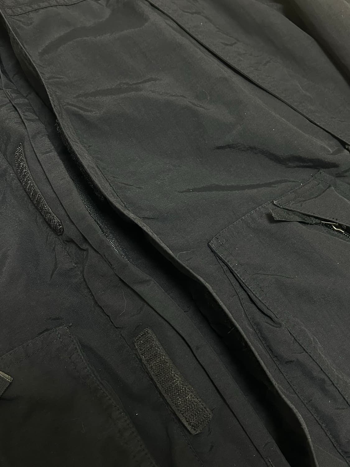 노스페이스 6 포켓 블랙 후드 바람막이 자켓 상품이미지8