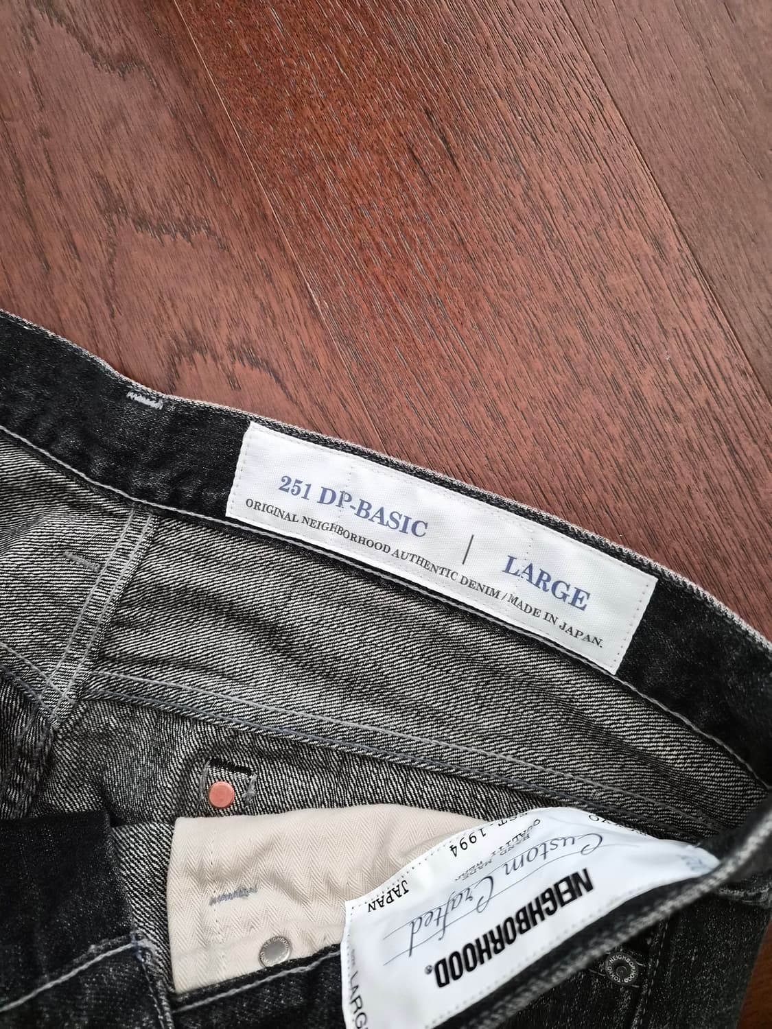 네이버후드 dp basic 흑청 데님 상품이미지3
