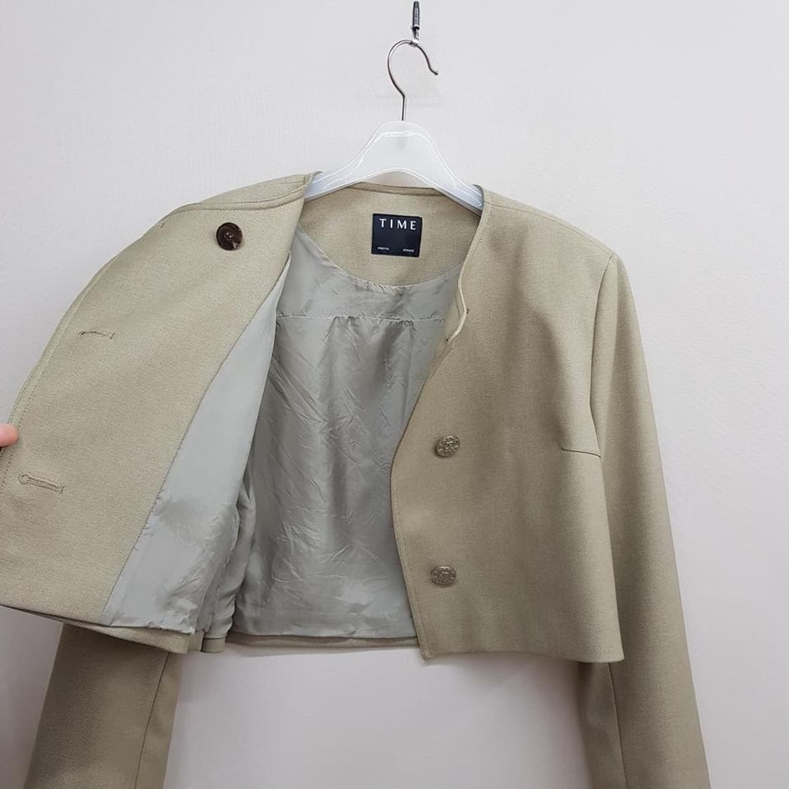 한섬 타임 2022 버트 크롭 자켓 F사이즈 상품이미지6