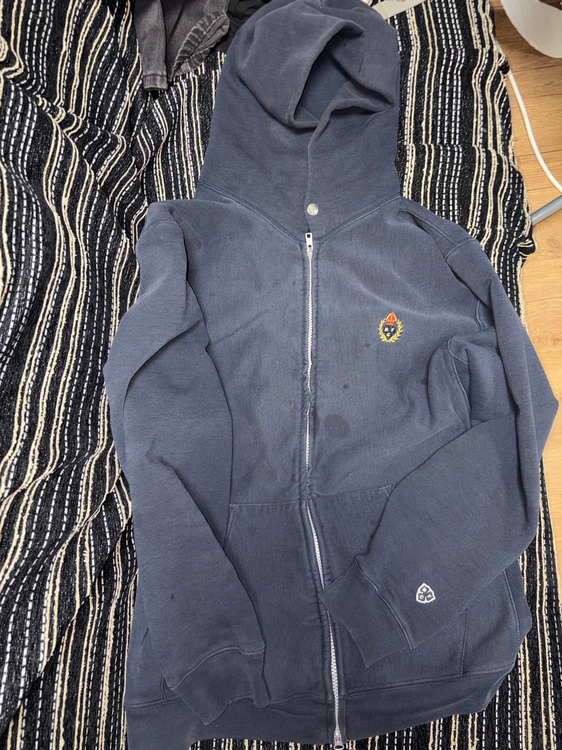 HFC CREST 226 REVERSE ZIP-UP HOODIE  상품이미지2