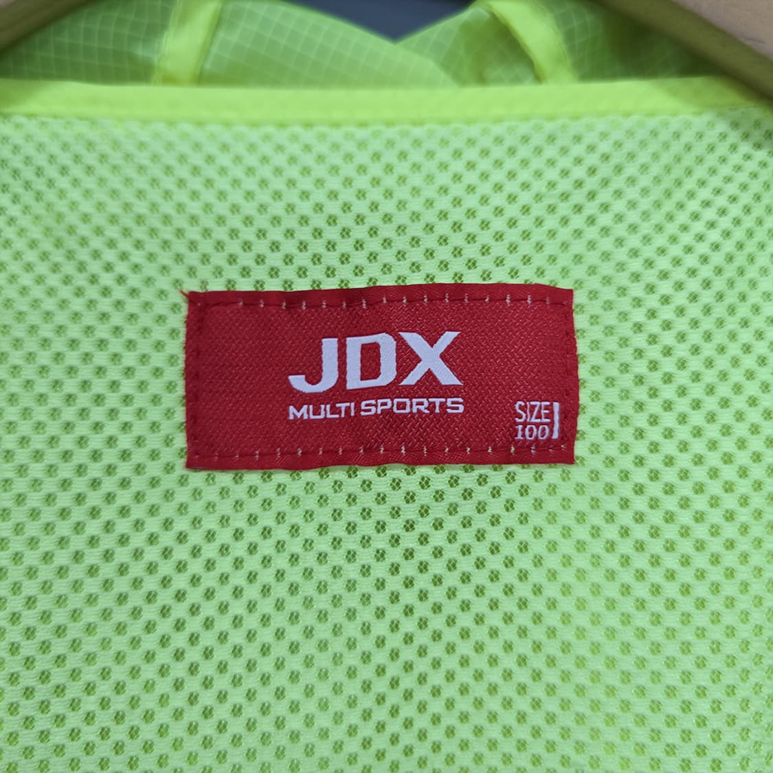 JDX 형광 컬러 후드 바람막이 자켓 100 상품이미지5