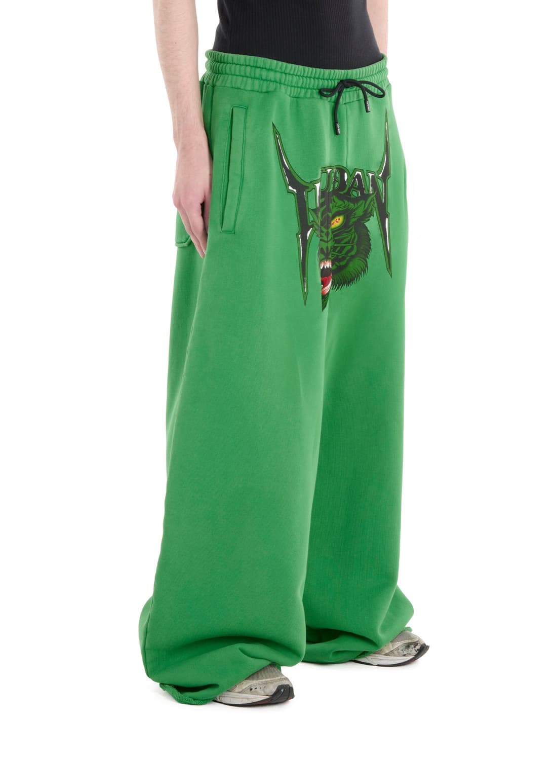 LUU DAN GREEN SWEAT PANTS 상품이미지2