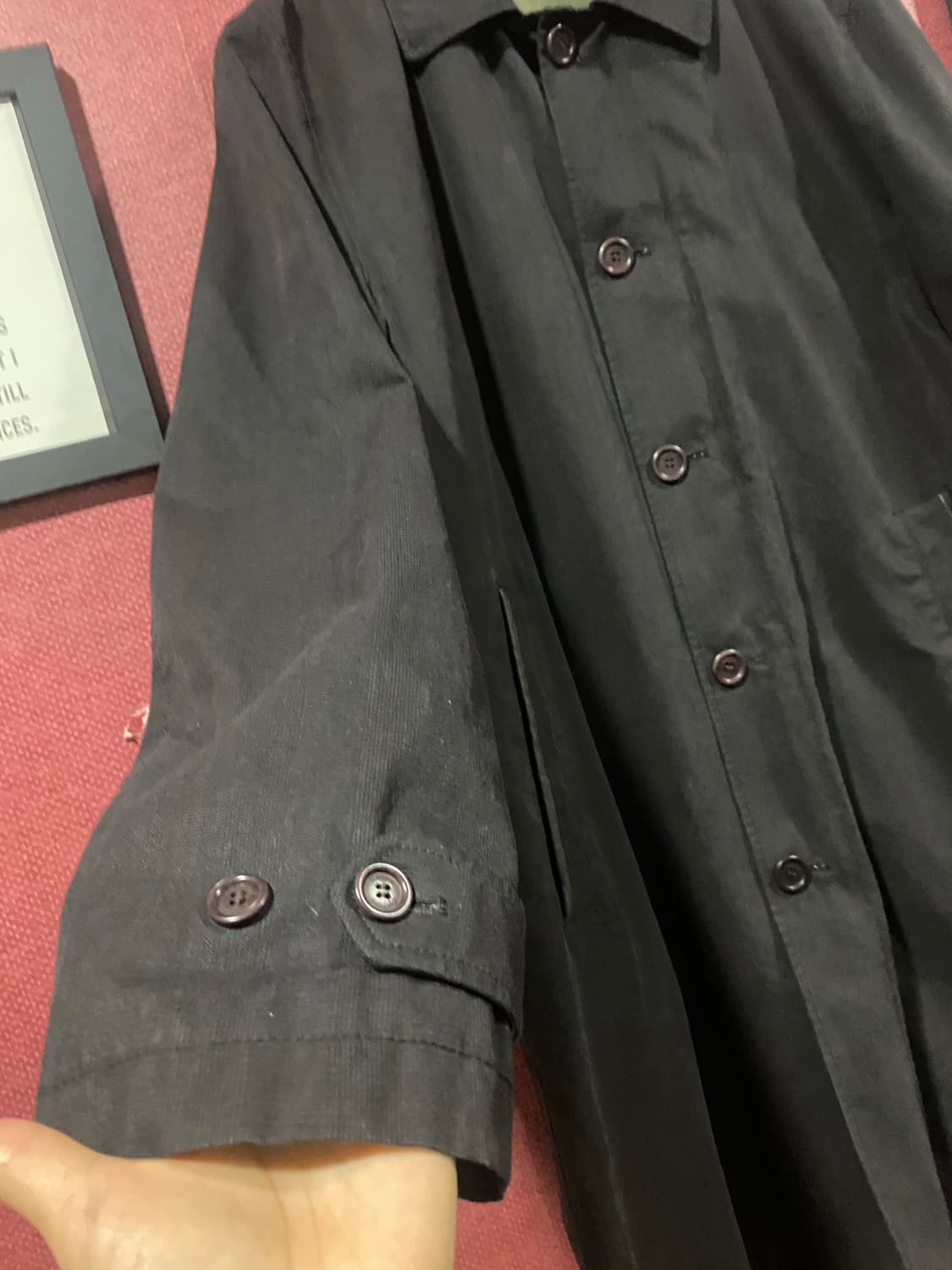 헨리코튼 남성 블랙 코트 95 상품이미지7