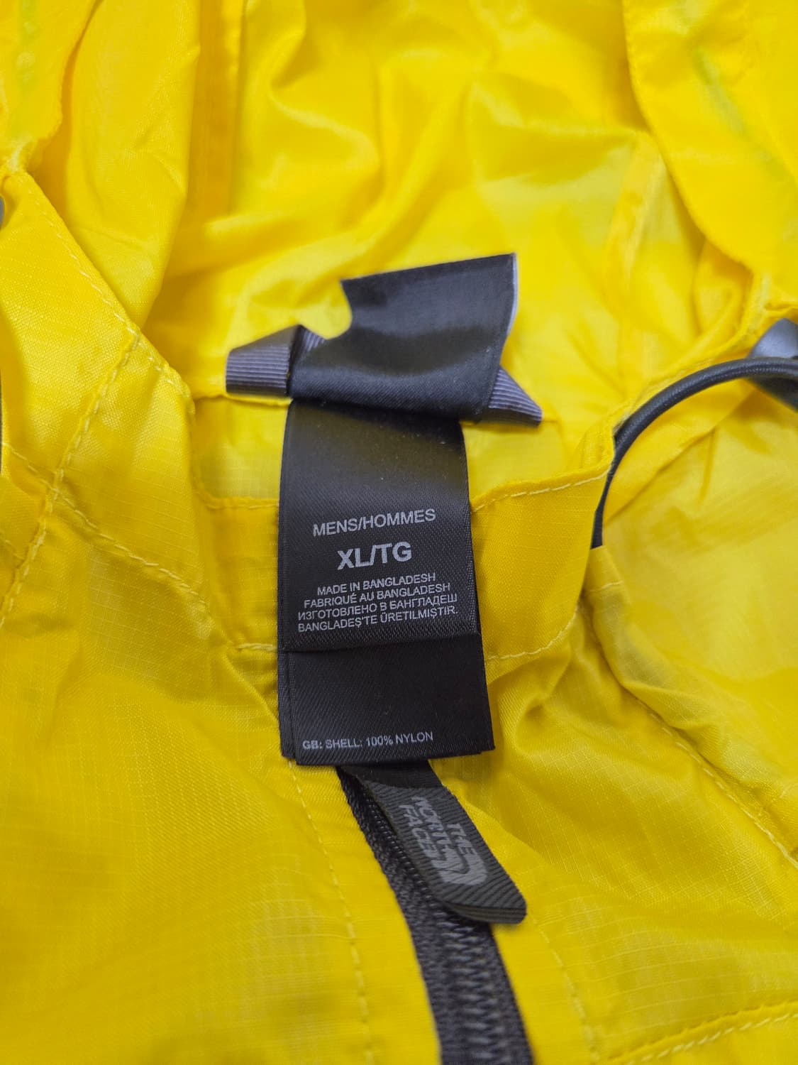 노스페이스 하이드레날라이트 바람막이 방수자켓 패커블 자켓 XL 옐로우컬러 상품이미지4