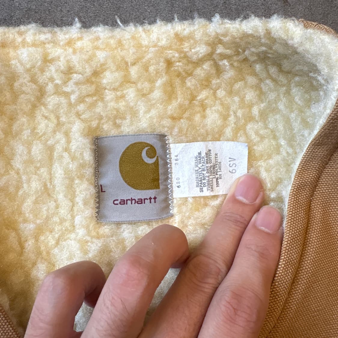 80s 80년대 생산 칼하트 덕 캔버스 조끼  상품이미지5