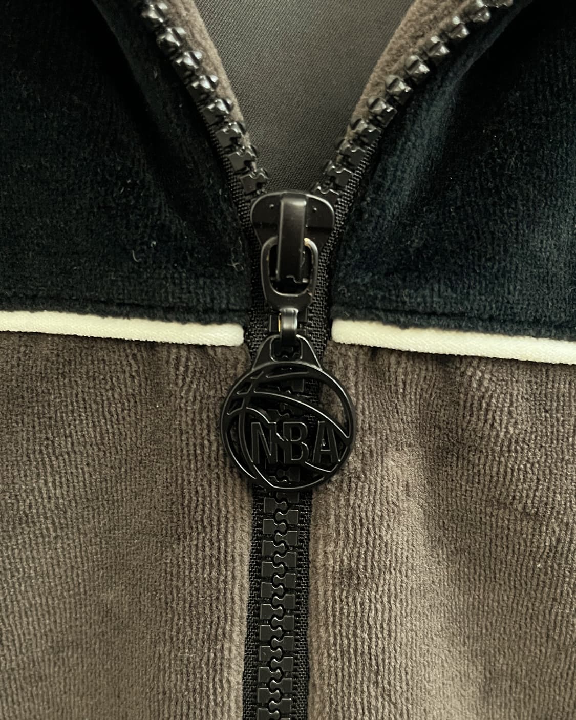 NBA 브루클린 네츠 벨벳 트랙탑 져지 상품이미지7