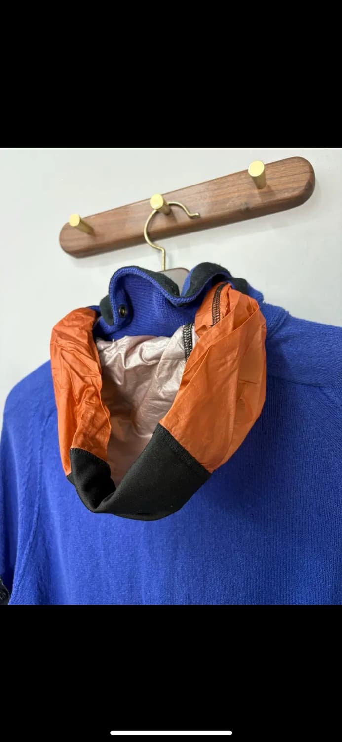 스톤아일랜드 나일론 후드 니트집업 H1848 상품이미지6