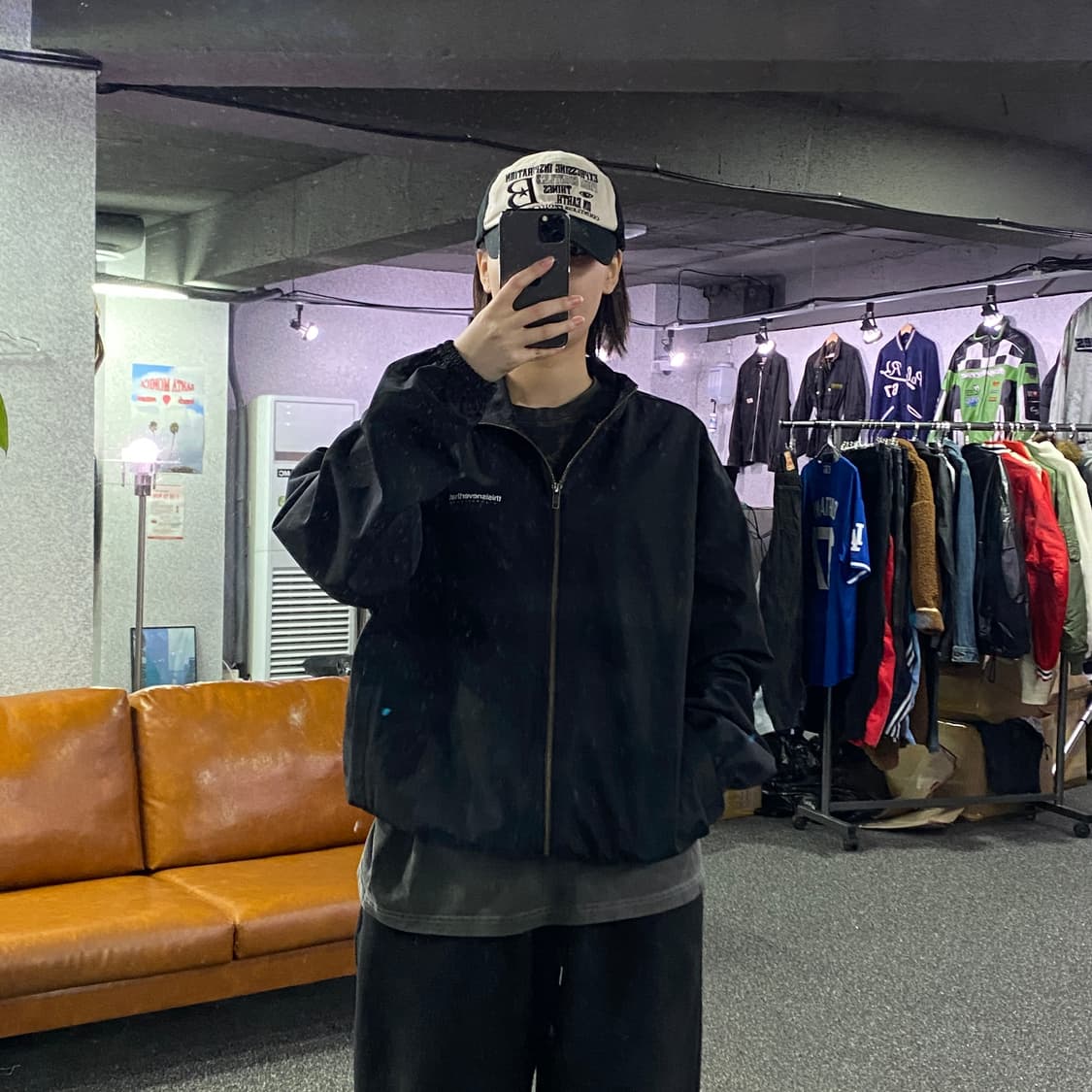 디스이즈네버댓 스펠아웃 빅로고 블랙 자켓B2998 상품이미지1