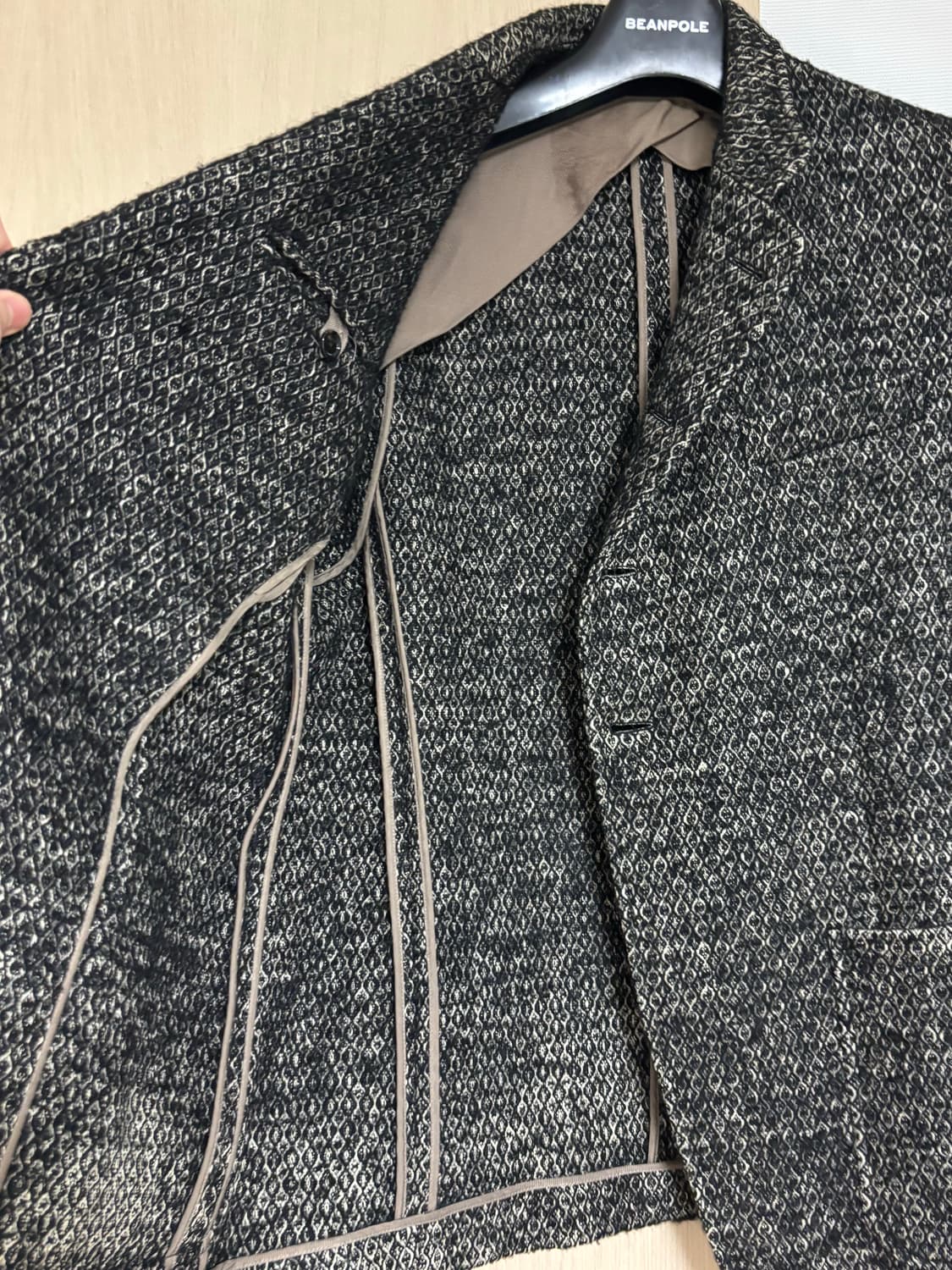 알렉산더 맥퀸 트위드 노치드칼라 블레이저 판매합니다 상품이미지4