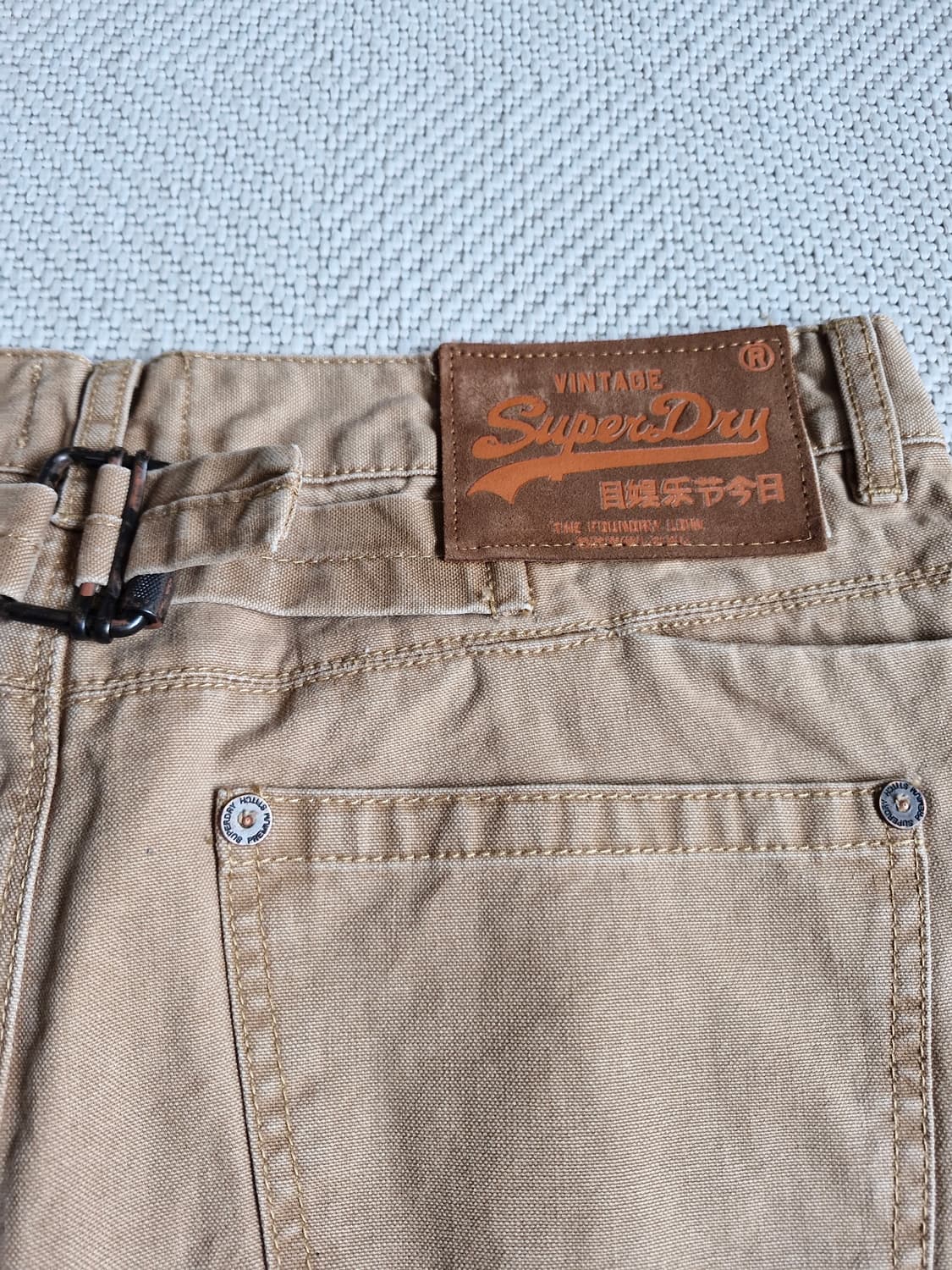 희귀 슈퍼드라이 데님 워크팬츠 W 32 상품이미지2