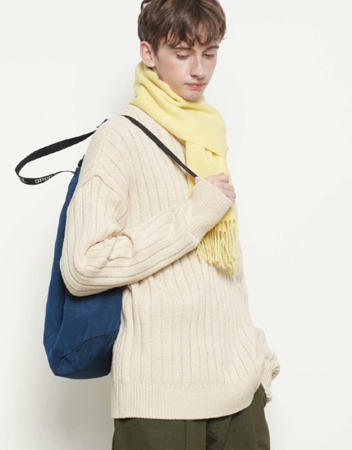 에이본 Wool 100 Royal muffler lemon 상품이미지1
