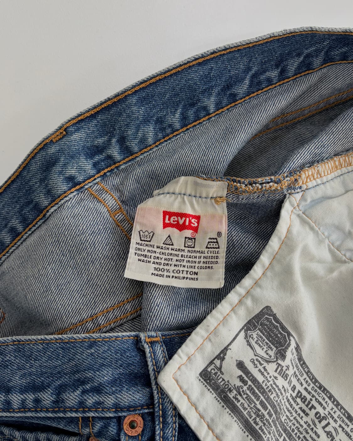 [35인치]리바이스 00s 클래식 501 데님 팬츠 상품이미지7