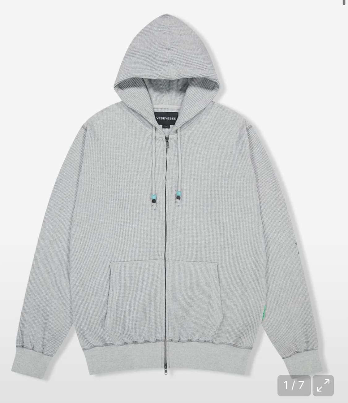 예스아이씨 와플 후드집업 L 상품이미지1