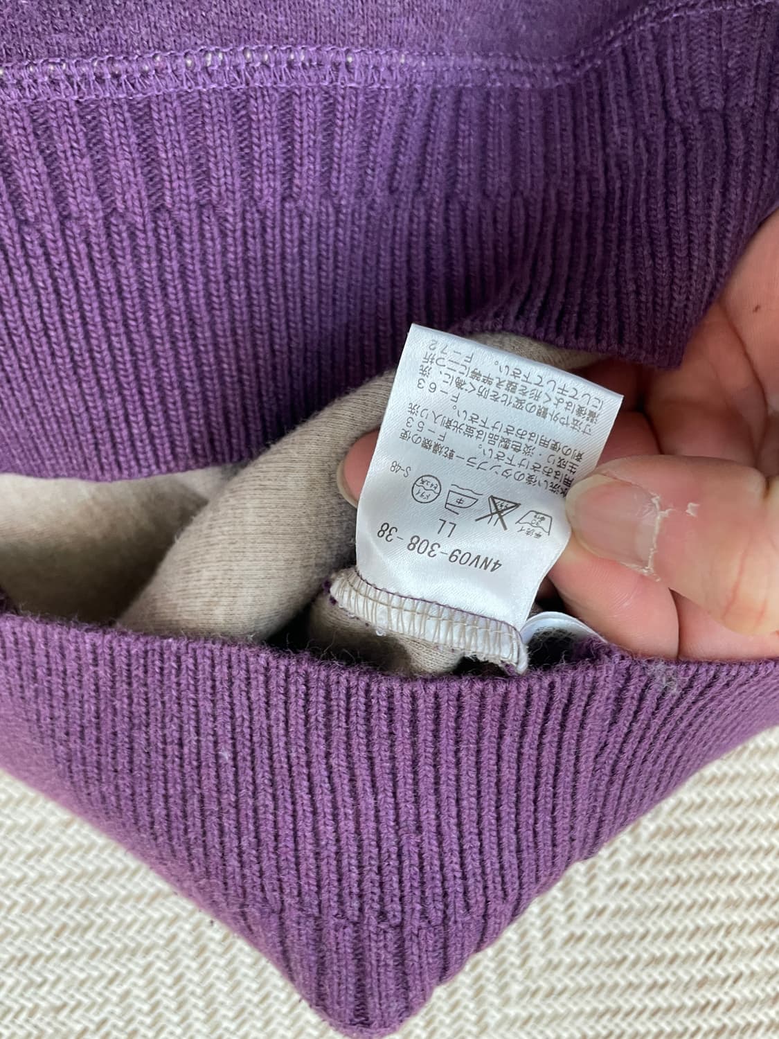 폴 스튜어트 하프집업 니트  J03664 상품이미지8