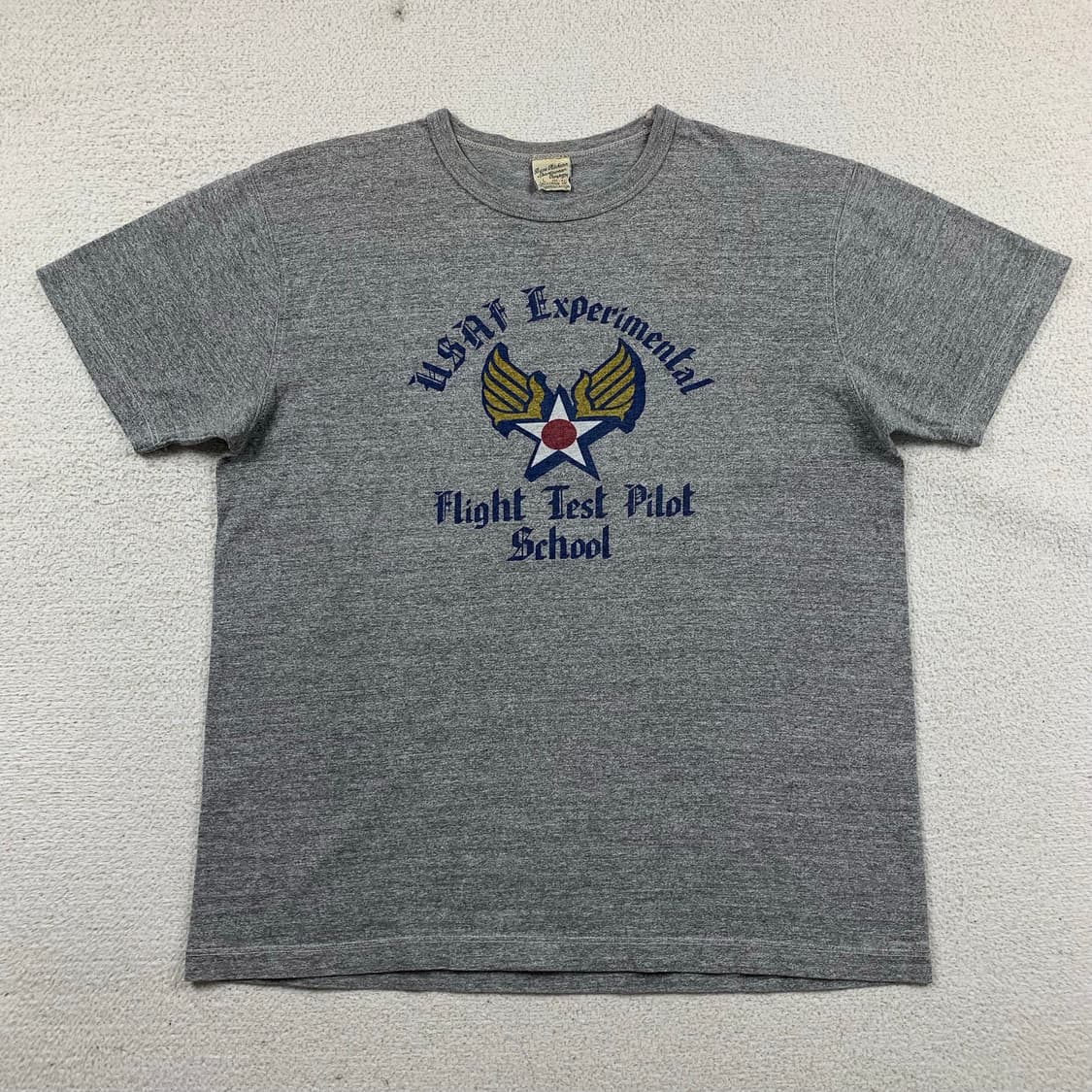 버즈릭슨 USAF TPS 로고 반팔 티셔츠 그레이 상품이미지1