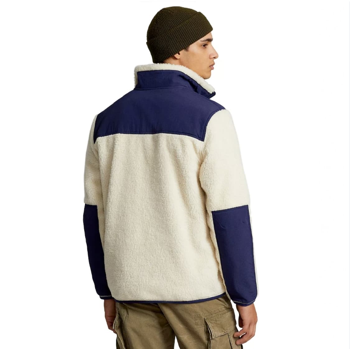 폴로랄프로렌 신형 바람막이 하이브리드 자켓 크림  후리스 S (95추천) 상품이미지2