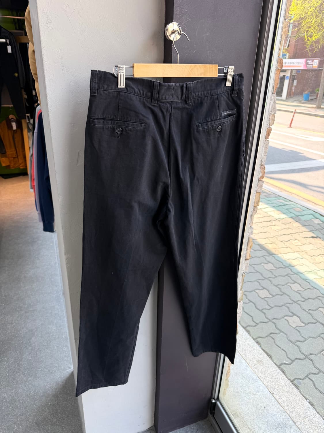 50/ 에르메네질도 제냐 가먼트다잉 원턱 팬츠 상품이미지6