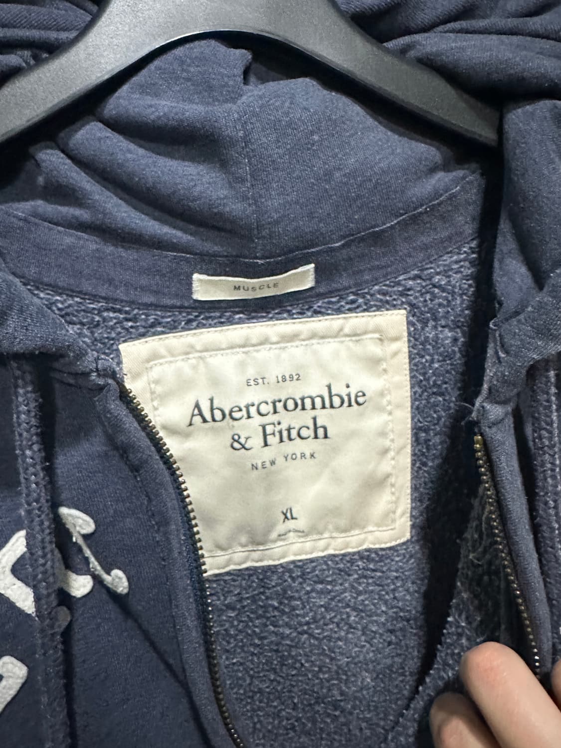 아베크롬비 후드집업 XL 상품이미지4