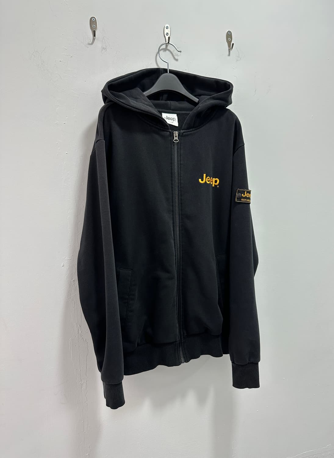 JEEP 소매 패치 후드집업 상품이미지2