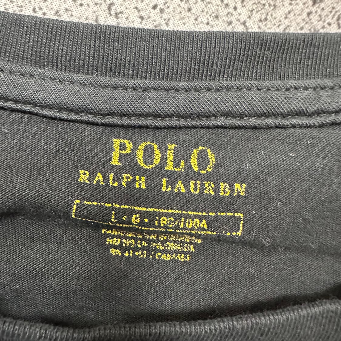 ✨ (바배) 폴로 랄프로렌 블랙 반팔티  상품이미지3