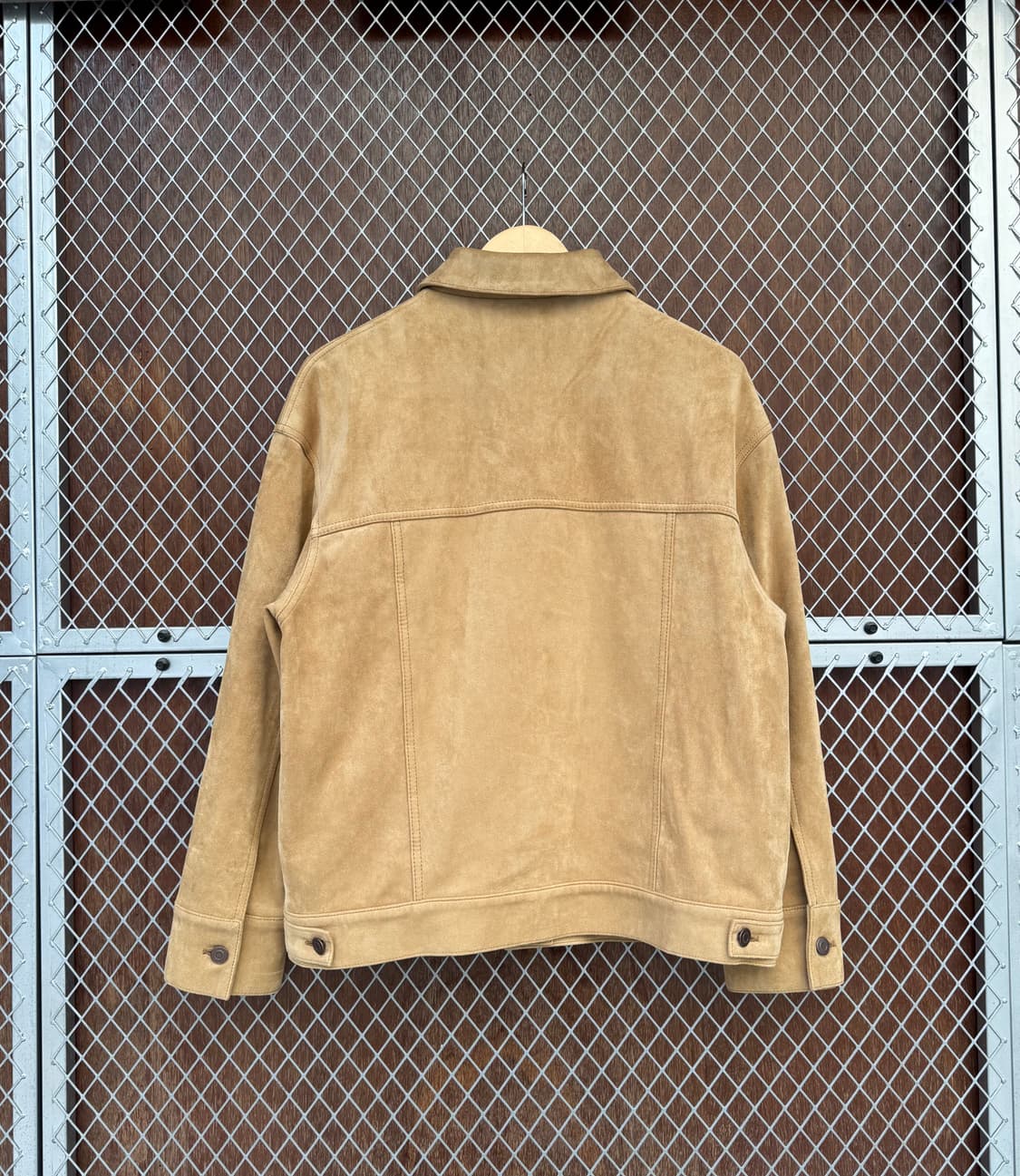 Le 르 스웨이드 트러커 오버핏 싱글 자켓 블레이저 F 상품이미지10