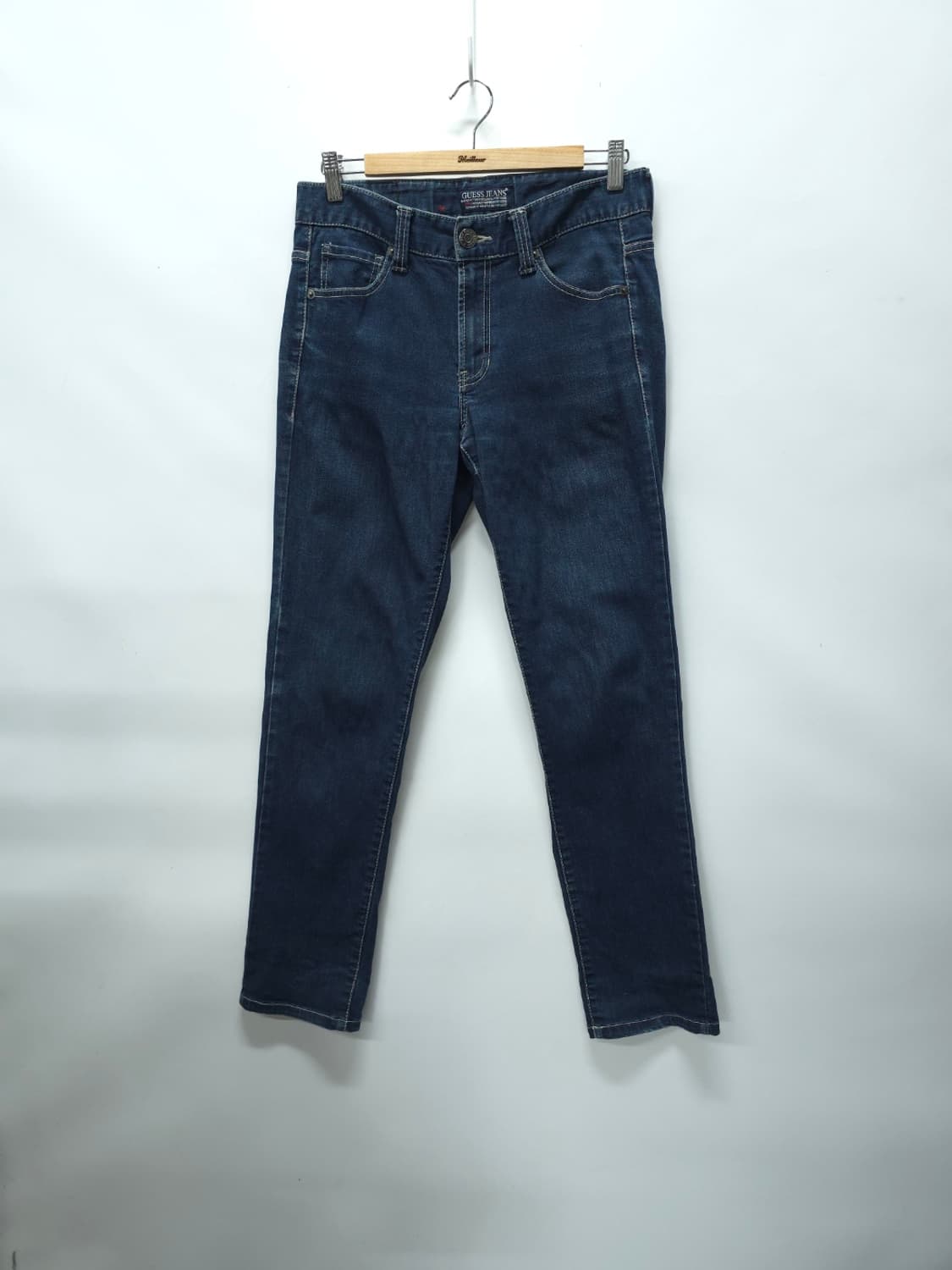 ​게스(GUESS) 다크블루 스트레이트 데님 팬츠(30) 상품이미지2