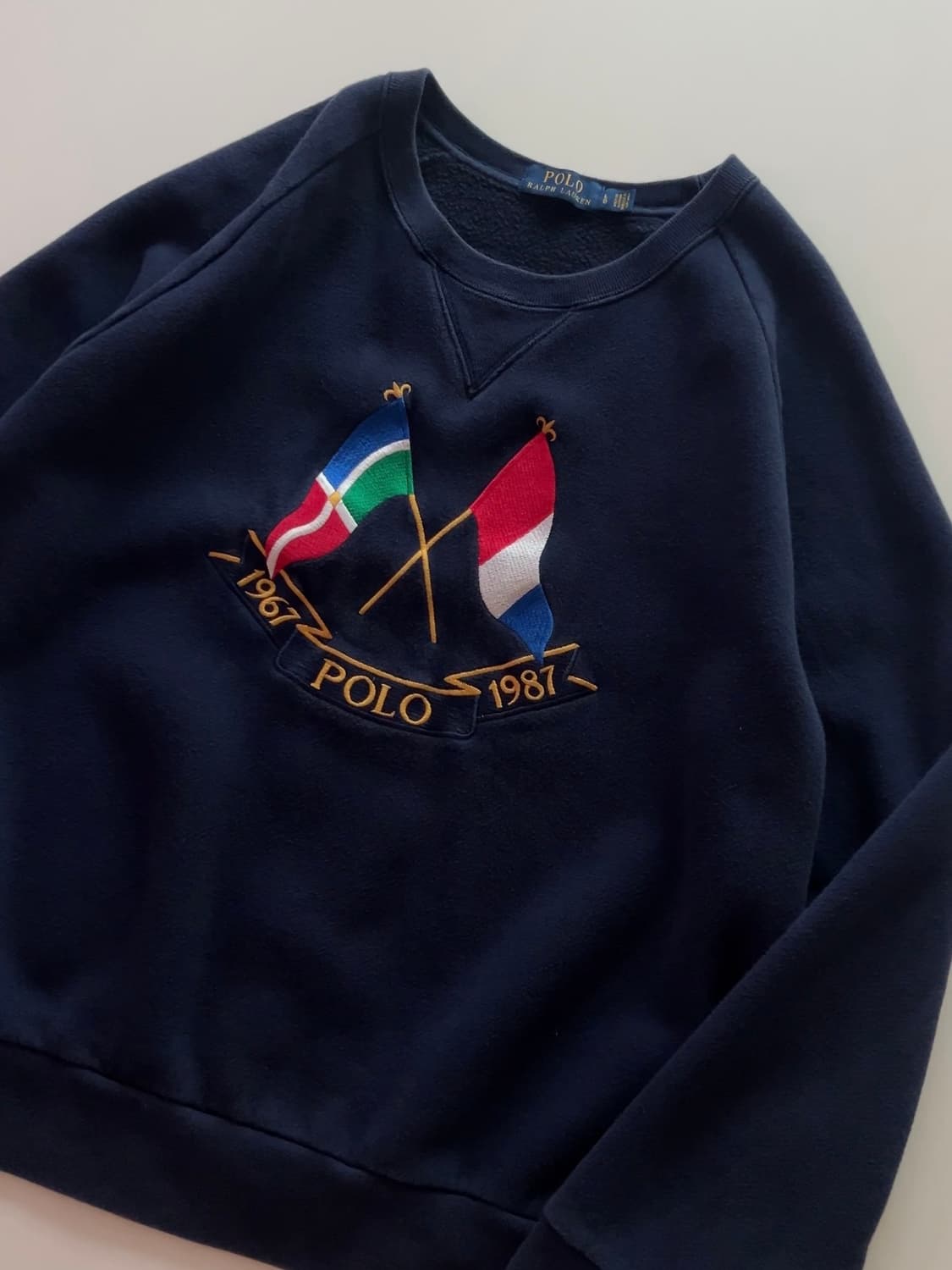 폴로 랄프로렌 플래그 스웻셔츠 L 상품이미지4