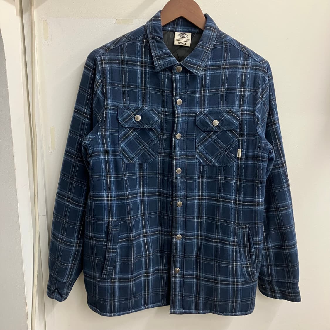 N208 디키즈 퀼팅 체크 셔츠 자켓 상품이미지1