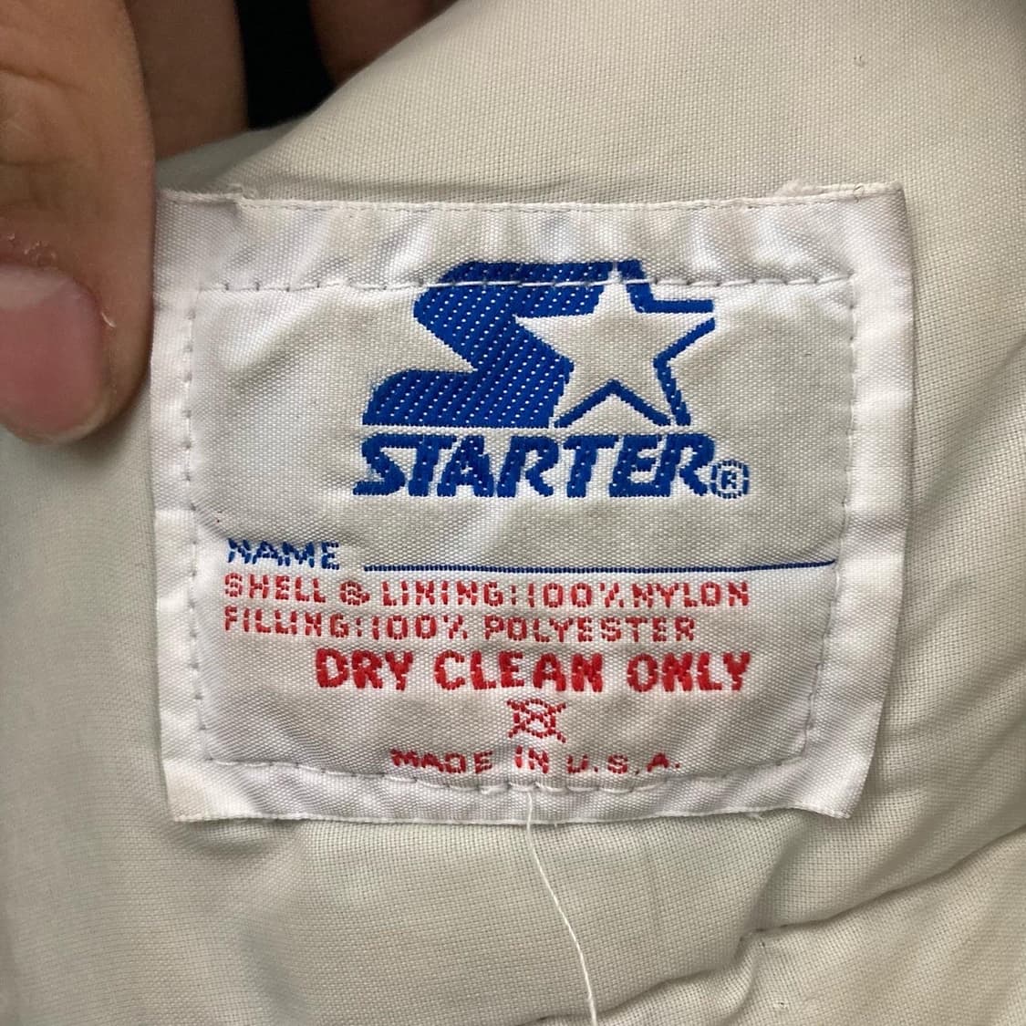 스타터 WHITE SOX 그런지 패턴 패치 백로고 자켓 상품이미지7