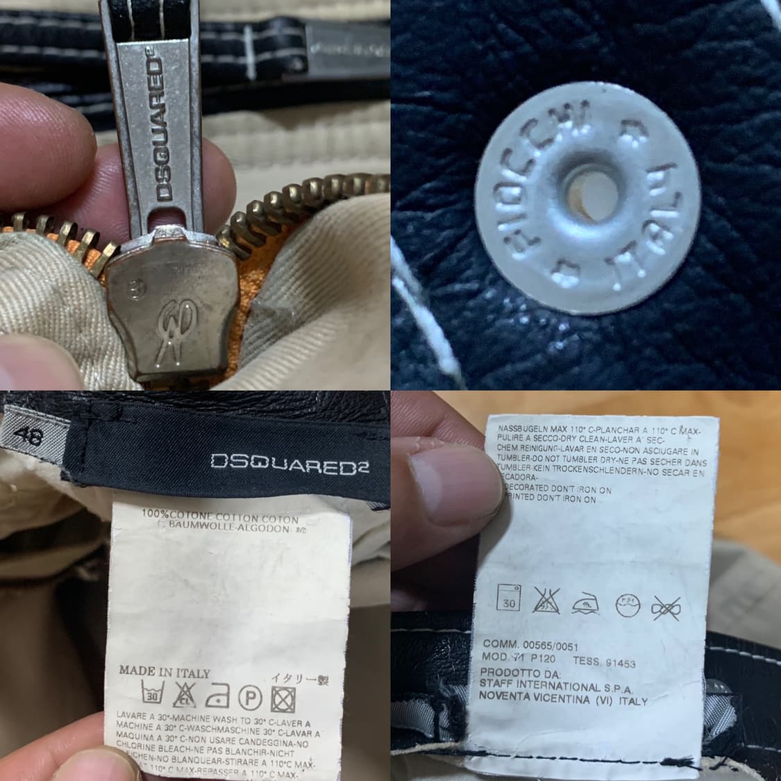 DSQUARED2 디스퀘어드 06/SS 바이커 팬츠 상품이미지6